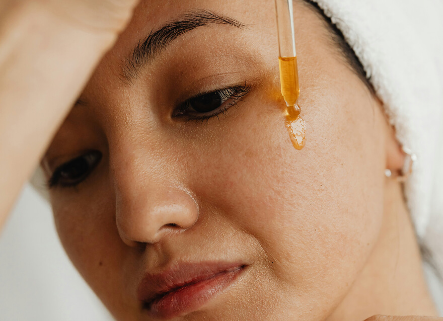 Women getting face treatment